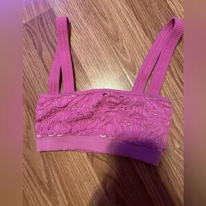 Free people movement floral crocus light purple sports bra. NWT